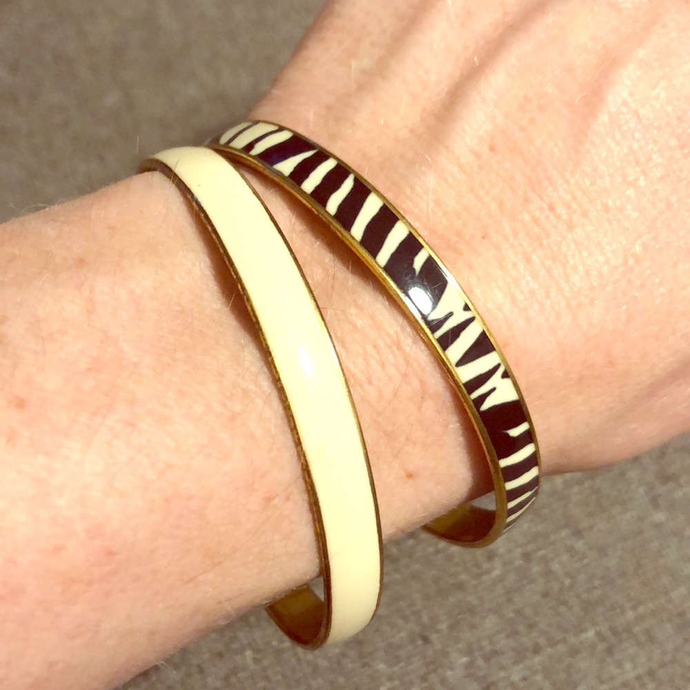 2 J. Crew bangle bracelets